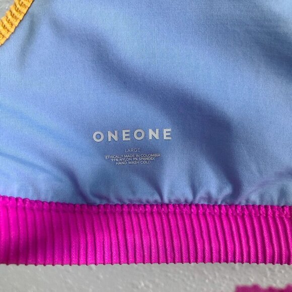 ONEONE Ribbed Jenna Swim Top Large Size - Picture 6 of 6